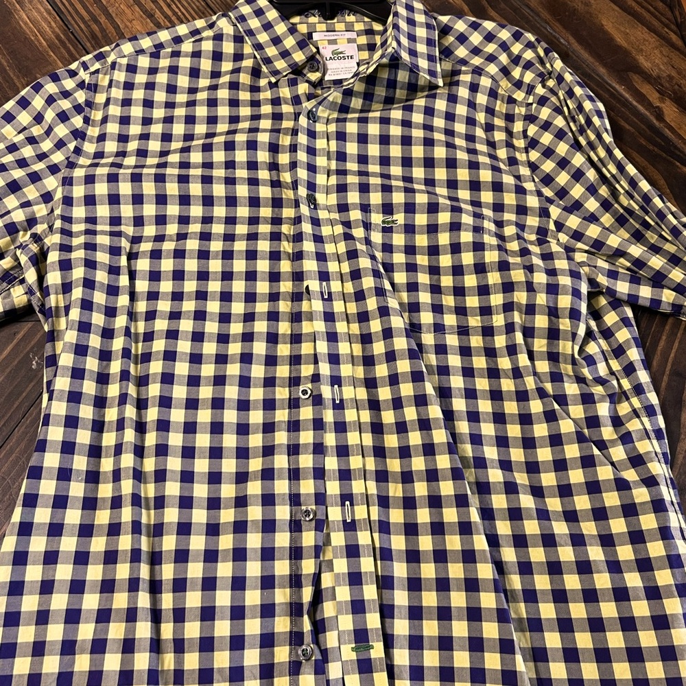 Lacoste Long sleeve dress shirt.